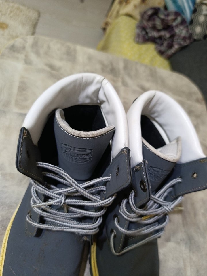 Gri Bağcıklı Erkek Kauçuk Bot - Görsel 2