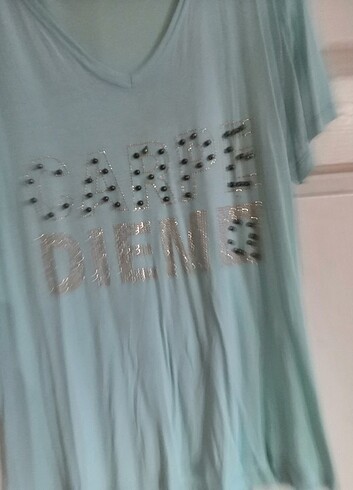 l Beden mavi Renk T-shirt