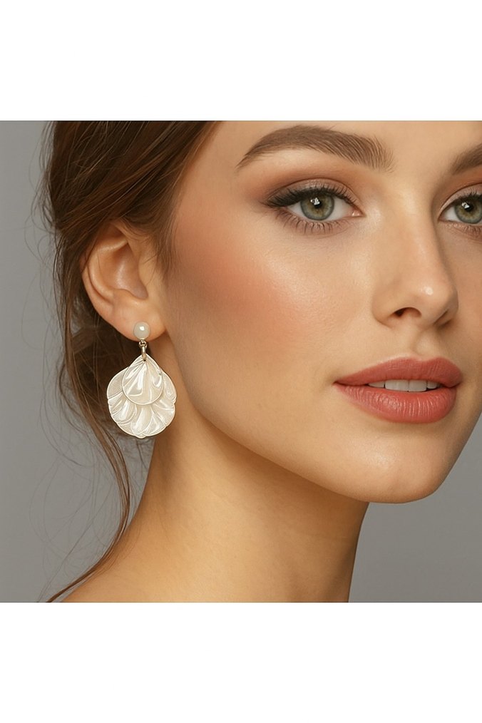 tasarım inci küpe - Görsel 2