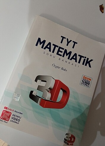 Tyt matematik 3D yayınları soru bankası 