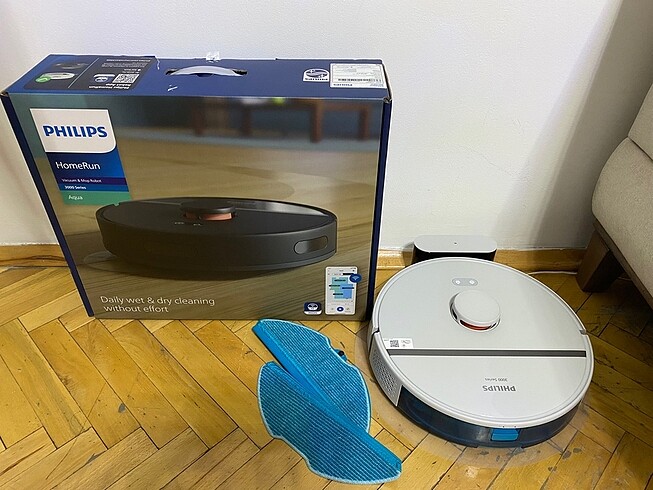 3000 serisi aqua ıslak/kuru robot süpürge