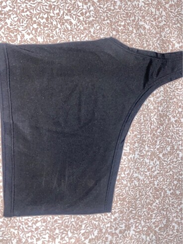 Tek omuz crop