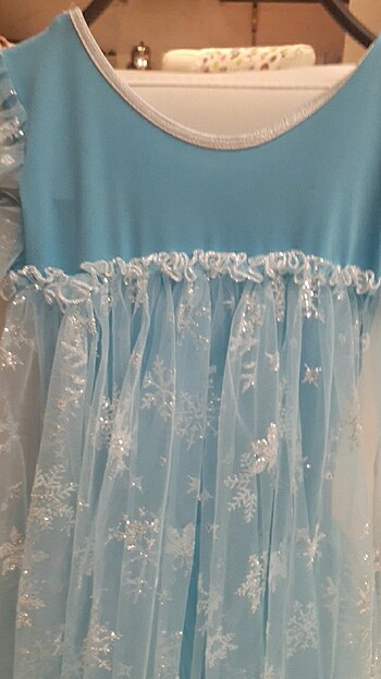 4 Yaş Beden Elsa elbise 