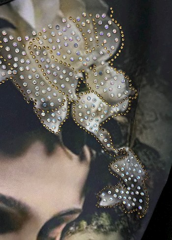 Drapeli Siyah Straplez Mini Bluz - Görsel 7