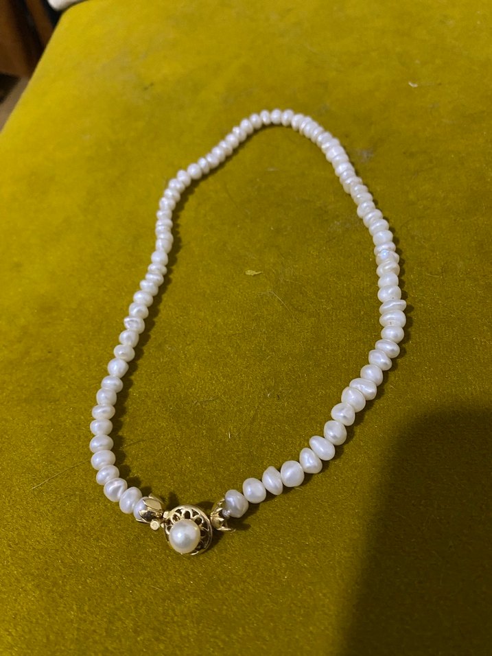 Gerçek Doğal İnci Kolye | Altın Detaylı
Zarif ve Şık - Görsel 2