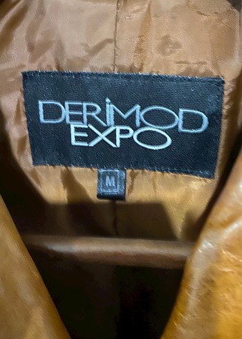 DERİMOD/Kahverengi deri ceket - Görsel 3