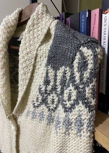 MAVİ JEANS/Gri Bohem Tarz Uzun Kollu Örgü Hırka - Görsel 2