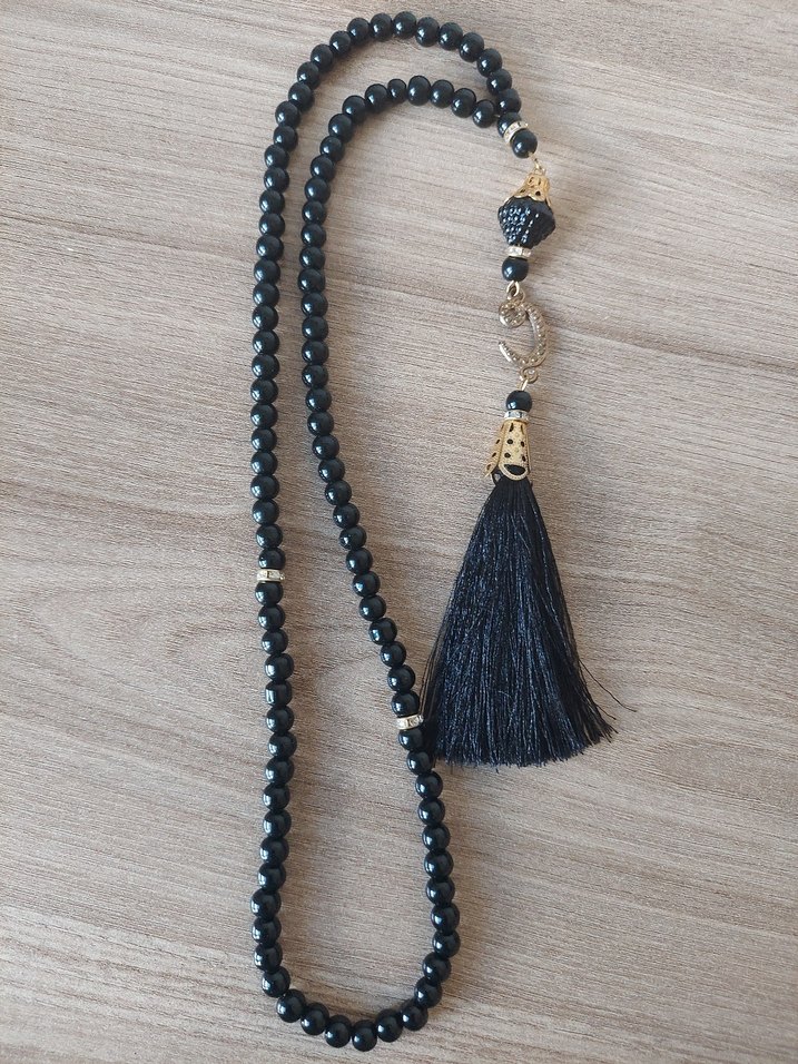 99 lu siyah tesbih - Görsel 2