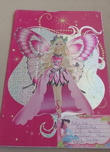 Barbie defter kabı 