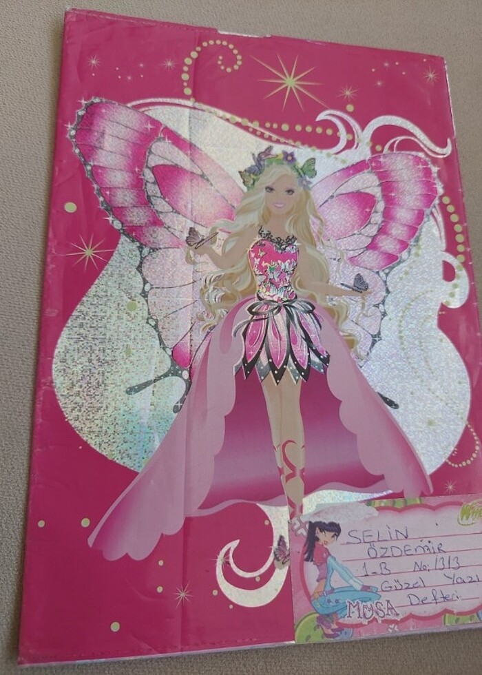 Barbie defter kabı  - Görsel 4