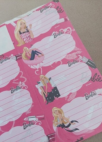 Barbie etiket  - Görsel 5