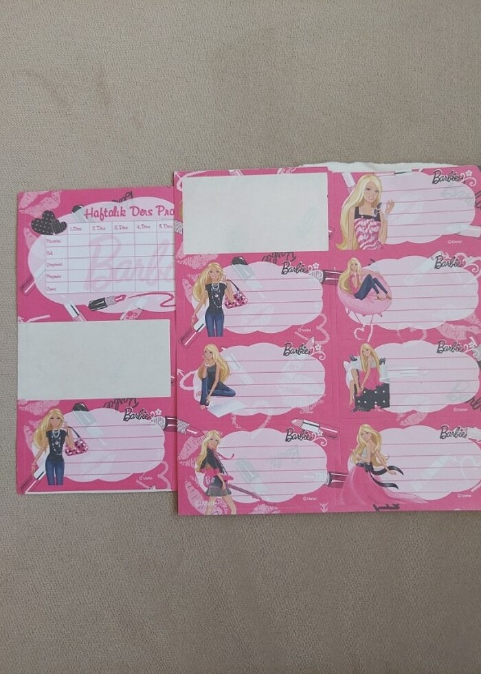 Barbie etiket  - Görsel 4