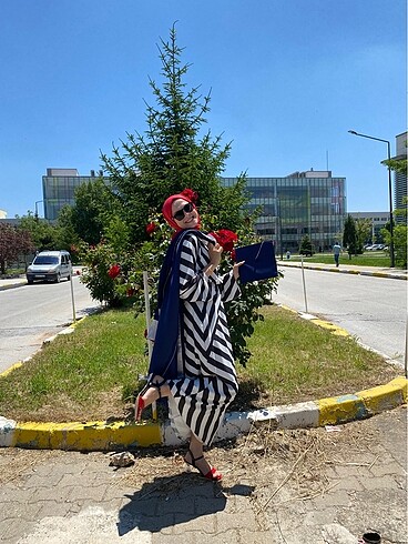 Çizgili elbise