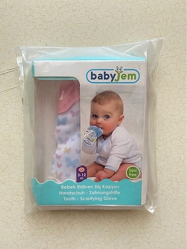 Babyjem eldiven diş kaşıyıcı