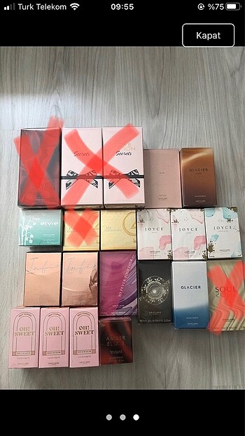 Oriflame parfüm
