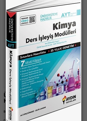 Ayt kimya ders işleyiş modülleri 