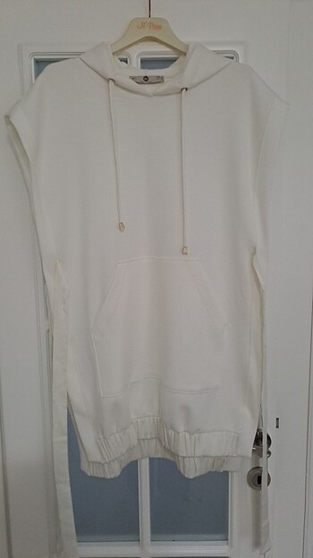 Seçil SCL Beyaz kapüşonlu sweat