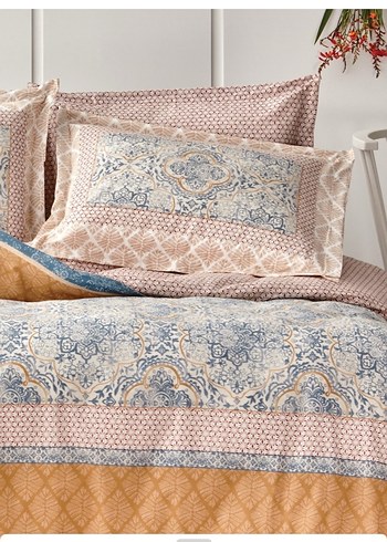 Çok Renkli Pastel Batik Pamuklu Nevresim Takımı - Görsel 2