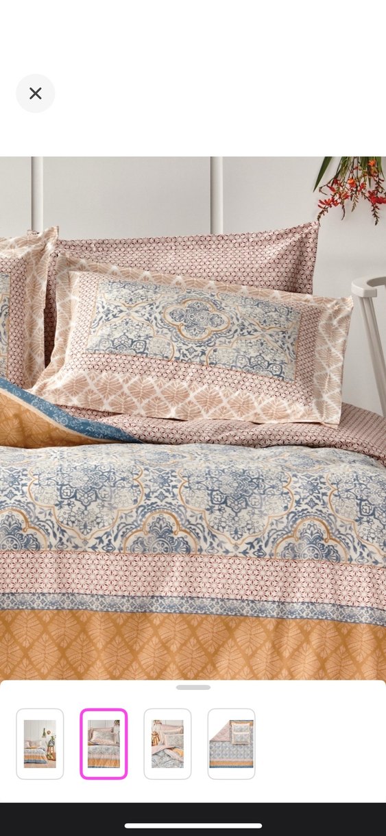 Çok Renkli Pastel Batik Pamuklu Nevresim Takımı - Görsel 2