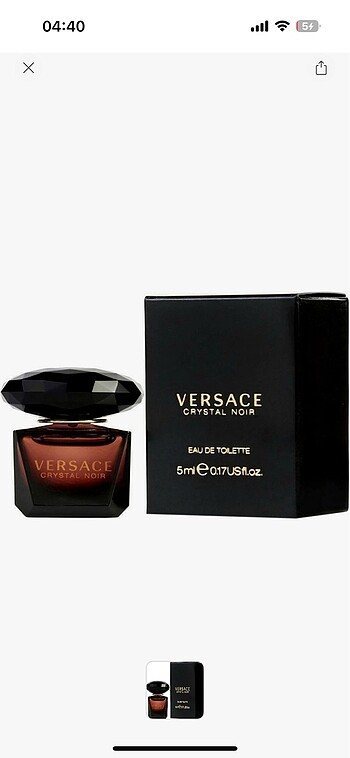 Versace crystal noir