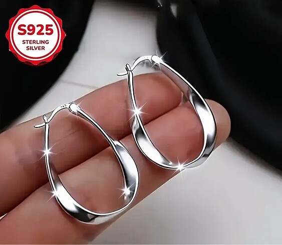 925 ayar gümüş küpe