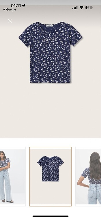 Mango tişört - Görsel 2