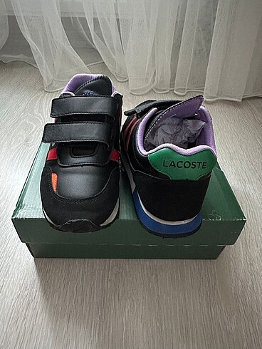 32 Beden Lacoste Sport Partner Çocuk Siyah Sneaker