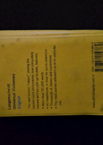 Langenscheidt İngilizce-Türkçe Sözlük 160. Baskı - Görsel 3