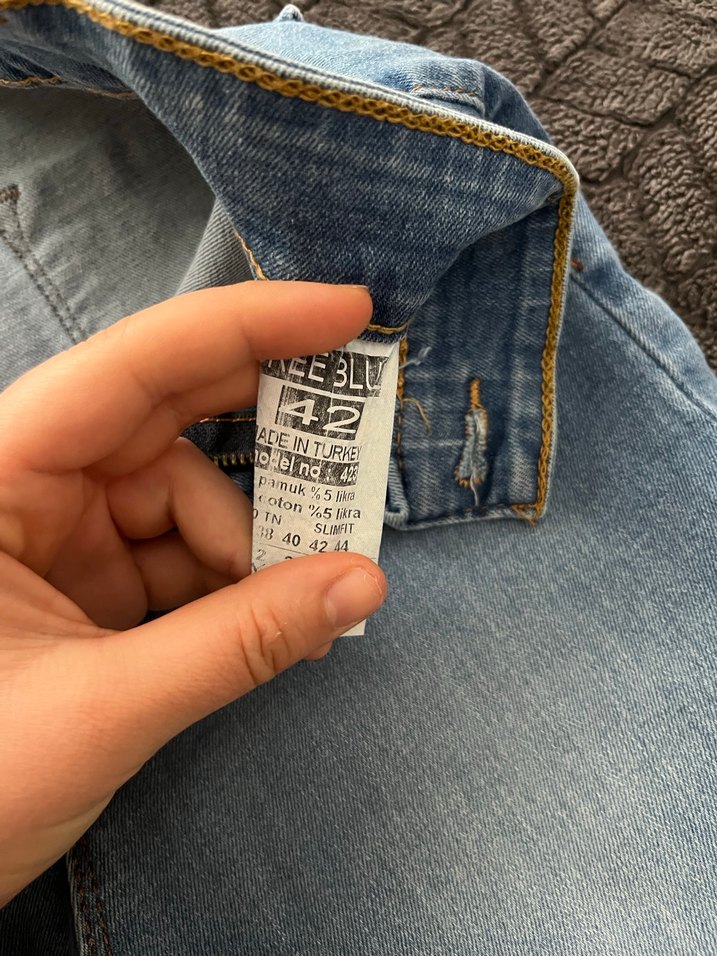 Kadın Slim Fit Midi Boy Denim Jean - Görsel 5