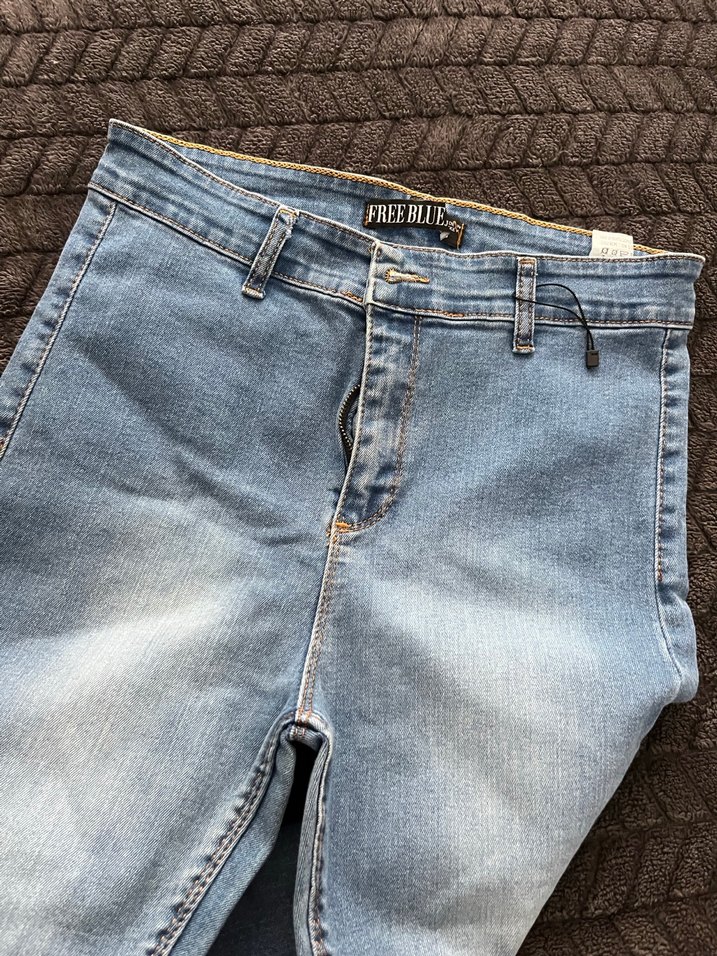 Kadın Slim Fit Midi Boy Denim Jean - Görsel 3