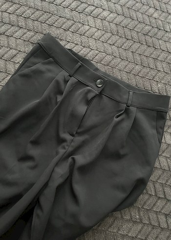 Gri Regular Fit Kumaş Kadın Pantolon - Görsel 3