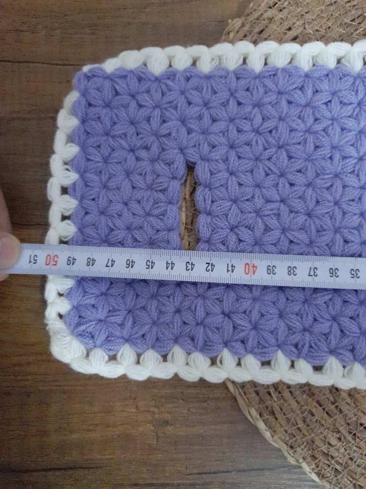 Mor Pastel Renk El Yapımı Banyo lif'i - Görsel 2