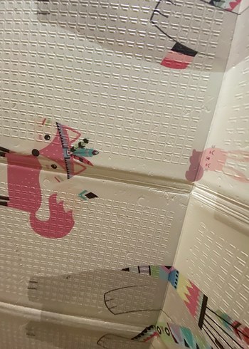Çocuklar için Çok Renkli Plastik Oyun Matı