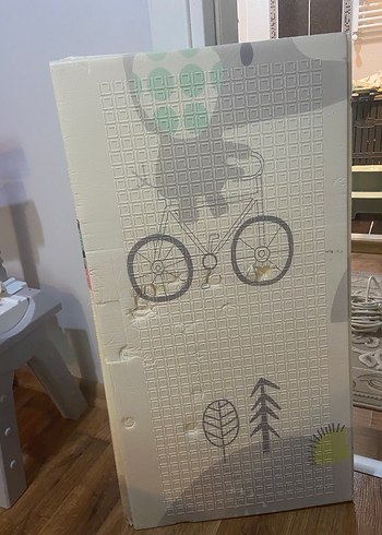 Beden Renk Çocuklar için Çok Renkli Plastik Oyun Matı