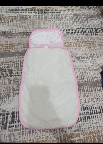LC Waikiki Pembe Desenli Çocuk muşambalı Uyku Minderi