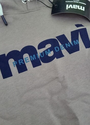 m Beden Mavi sweatshirt