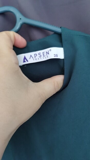 38 Beden Yeşil renk 38 beden elbise