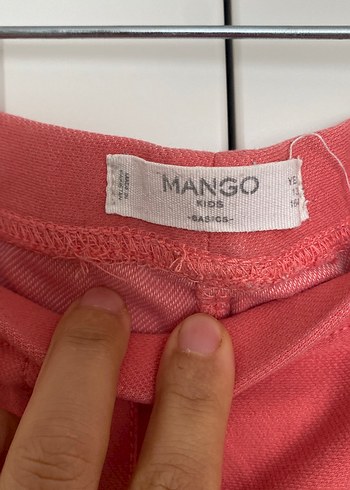 Kız Çocuk Kırmızı Dar Kesim Tayt - Görsel 4