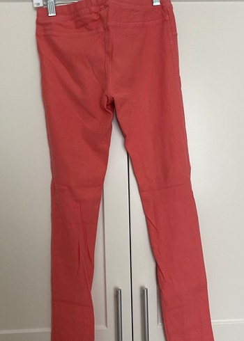 Kız Çocuk Kırmızı Dar Kesim Tayt - Görsel 5