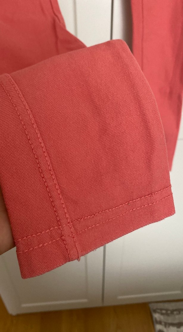 Kız Çocuk Kırmızı Dar Kesim Tayt - Görsel 2