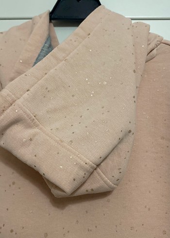 Kız Çocuk Pembe Fırfırlı Sweatshirt - Görsel 3