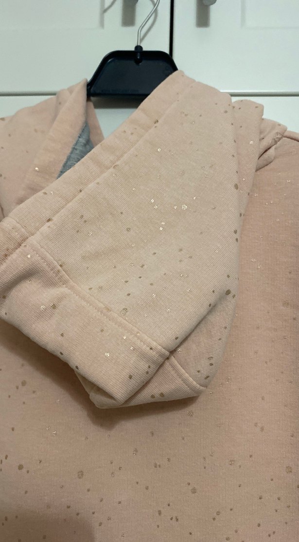 Kız Çocuk Pembe Fırfırlı Sweatshirt - Görsel 3