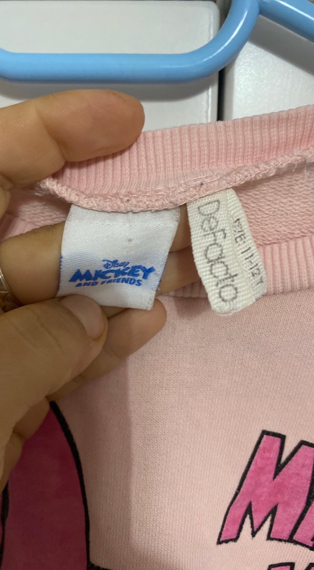 Kız Çocuk Pembe Minnie Mouse Sweatshirt - Görsel 5