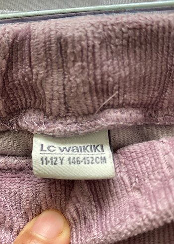 Kız Çocuk Süet lila Tayt - Görsel 4