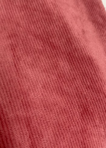 Somon rengi Süet Kız Tayt - Görsel 5