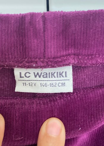 Mor Süet Kız Tayt - Görsel 2