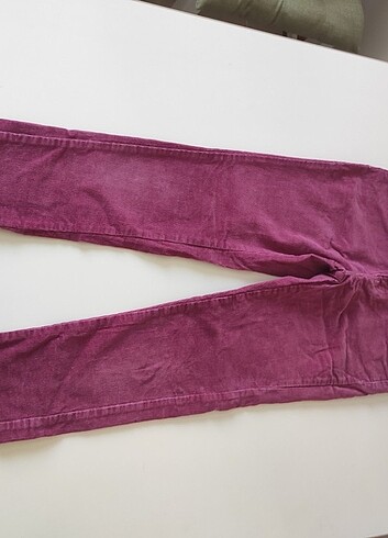 8 Yaş Beden bordo Renk Pantolon 