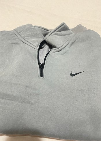 Nike Gri Fermuarlı Erkek Sweatshirt - Görsel 2