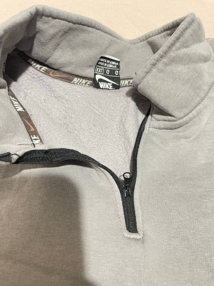 Nike Gri Fermuarlı Erkek Sweatshirt - Görsel 3
