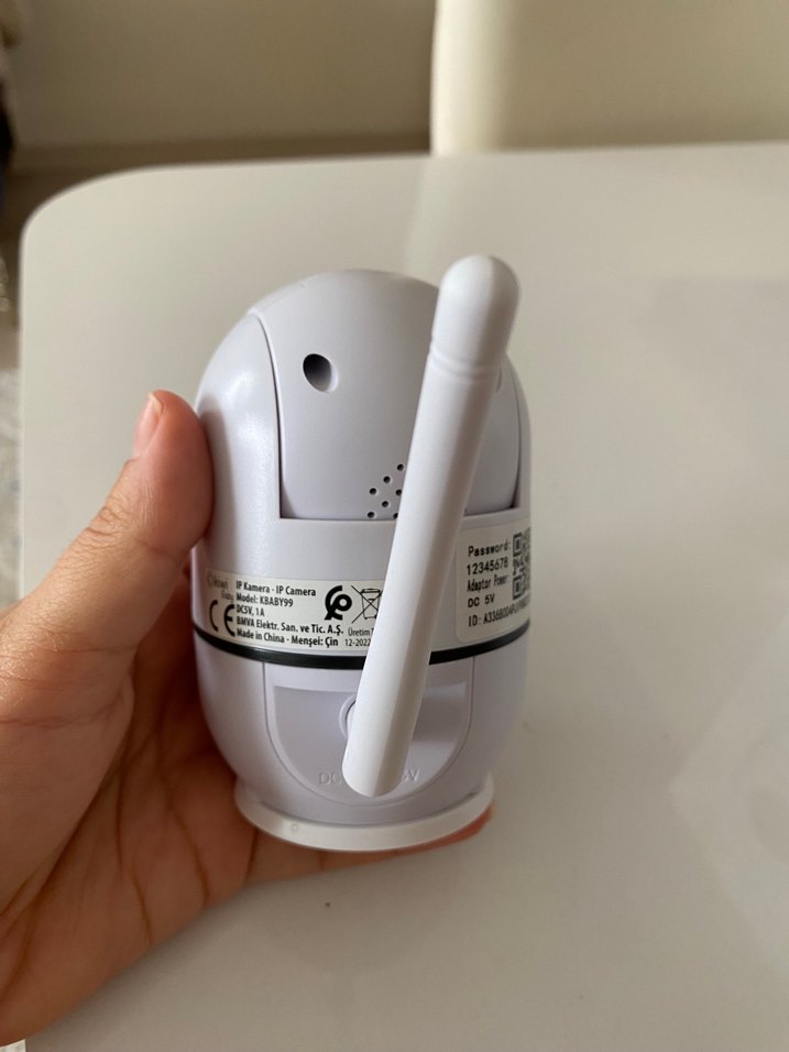 Kiwi Baby Beyaz Bebek Kamerası - Görsel 3